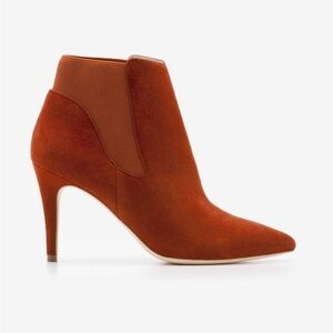 NEW BODEN Elsworth Stiletto Suede Ankle Boots in Rust 8